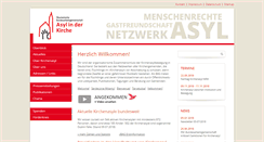 Desktop Screenshot of kirchenasyl.de